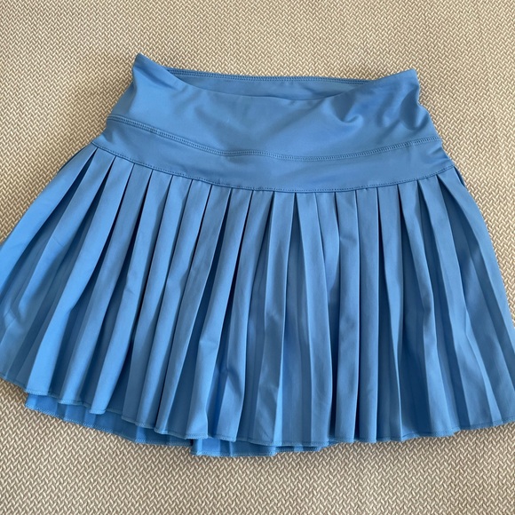 Goldhinge Pants - Goldhinge Light Blue Women's Pleated Skort Size XS